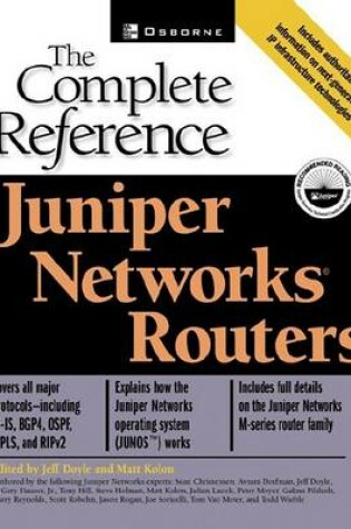 Cover of Juniper Networks Routers