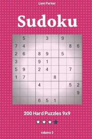 Cover of Sudoku - 200 Hard Puzzles 9x9 vol.3