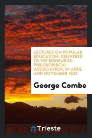 Cover of Lectures on Popular Education