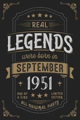 Book cover for Real Legends were born in September 1951