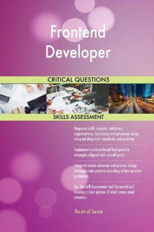 Cover of Frontend Developer Critical Questions Skills Assessment