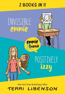 Book cover for Invisible Emmie and Positively Izzy Bind-up