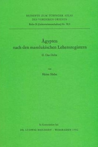 Cover of Agypten Nach Den Mamlukischen Lehensregistern