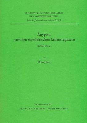 Book cover for Agypten Nach Den Mamlukischen Lehensregistern