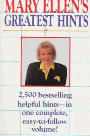 Cover of Mary Ellen's Greatest Hints