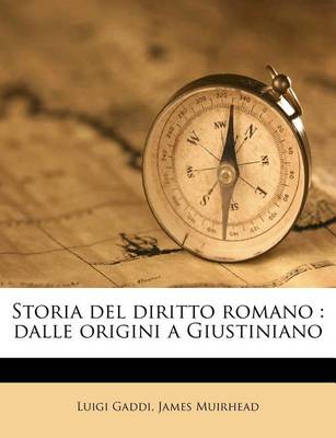Book cover for Storia del Diritto Romano