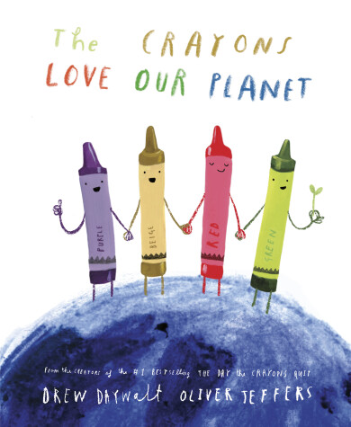 Book cover for The Crayons Love Our Planet