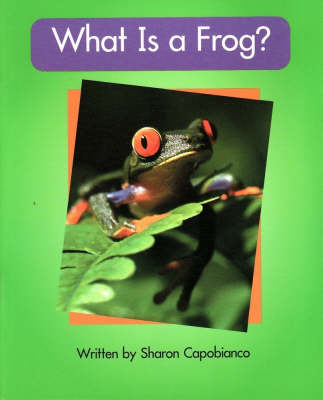 Book cover for Springboard Lvl 15f: What is a Frog?