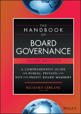 Book cover for The Handbook of Board Governance