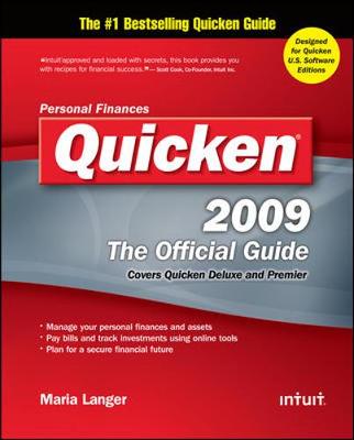 Cover of Quicken 2009 The Official Guide