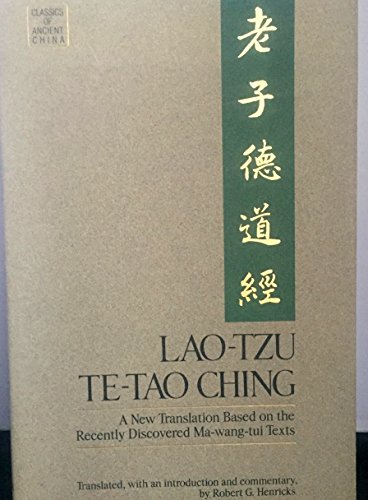 Book cover for Lao Tzu TE Tao Ching