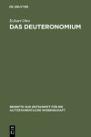 Book cover for Das Deuteronomium