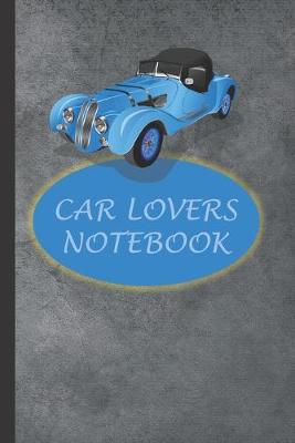 Book cover for Car Lovers Notebook