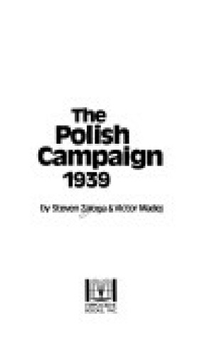 Cover of The Polish Campaign, 1939