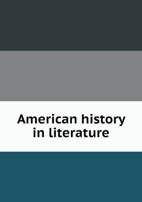 Book cover for American history in literature