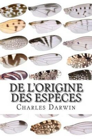 Cover of De l'Origine des especes