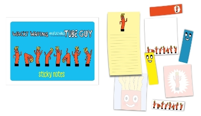 Book cover for Wacky Waving Inflatable Tube Guy Sticky Notes