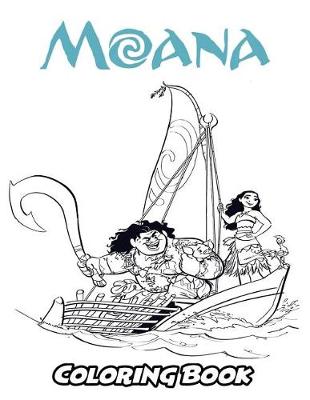 Cover of Moana Coloring Book