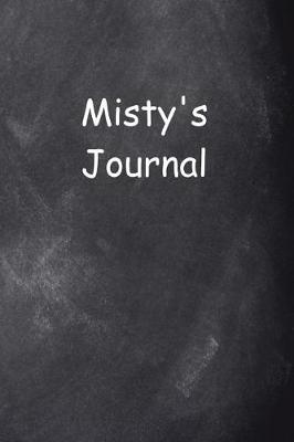 Cover of Misty Personalized Name Journal Custom Name Gift Idea Misty