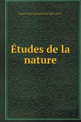 Cover of Études de la nature