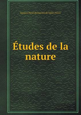 Book cover for Études de la nature