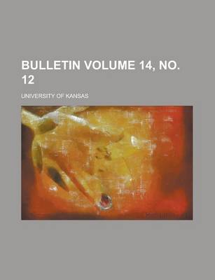 Book cover for Bulletin Volume 14, No. 12