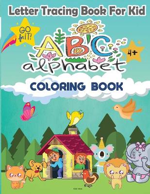 Book cover for ABC Alphabet Coloring Book