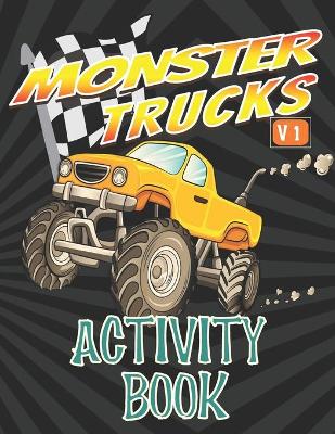 Book cover for Monster Trucks Activity Book