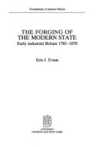 Cover of The Forging of the Modern State