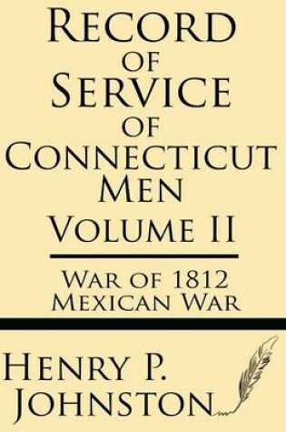 Cover of Record of Service of Connecticut Men (Volume II)