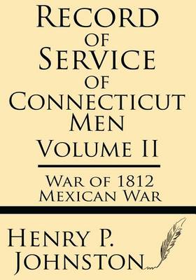 Cover of Record of Service of Connecticut Men (Volume II)