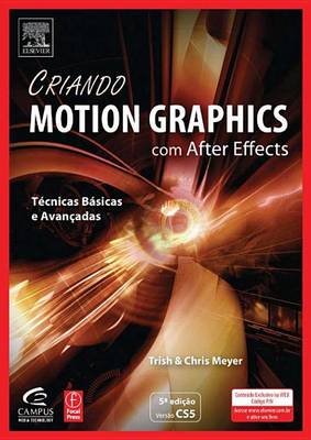 Book cover for Criando Motion Graphics Com After Effects