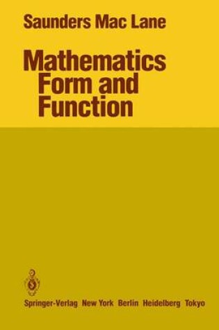 Cover of Mathematics Form and Function
