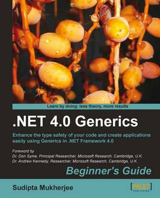 Book cover for .NET Generics 4.0 Beginner's Guide