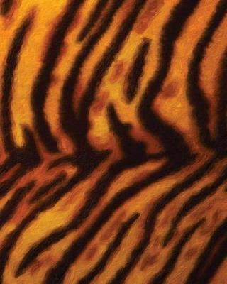 Book cover for Tiger Fur Painted Notebook