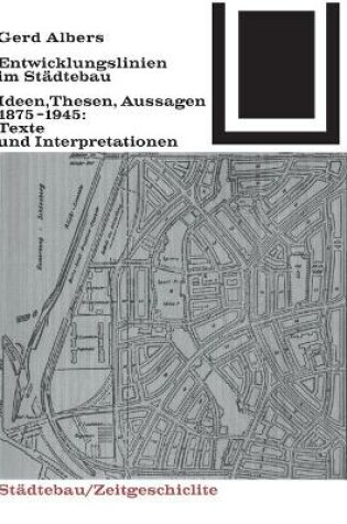 Cover of Entwicklungslinien im Stadtebau