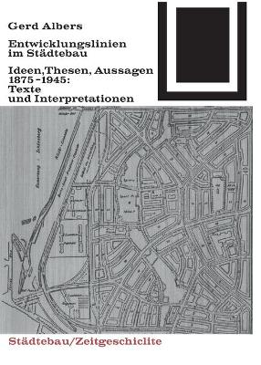 Cover of Entwicklungslinien im Stadtebau