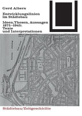 Book cover for Entwicklungslinien im Stadtebau