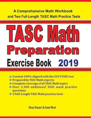 Book cover for TASC Math Preparation Exercise Book