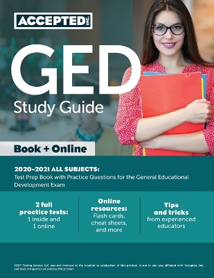 Book cover for GED Study Guide 2020-2021 All Subjects