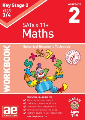 Book cover for KS2 Maths Year 3/4 Workbook 2