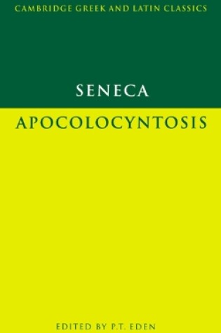 Cover of Seneca: Apocolocyntosis