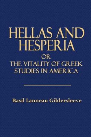 Cover of Hellas and Hesperia