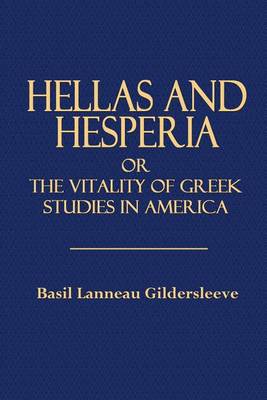 Book cover for Hellas and Hesperia