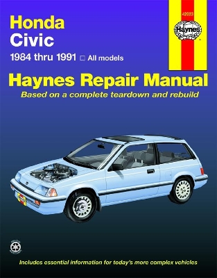 Book cover for Honda Civic (84 - 91)