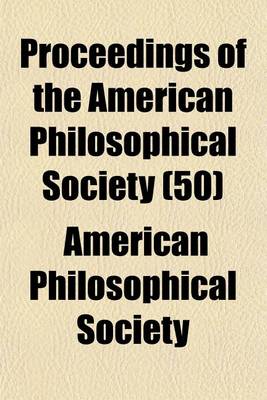 Book cover for Proceedings of the American Philosophical Society Volume 46