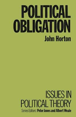 Cover of Political Obligation