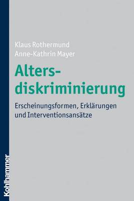 Book cover for Altersdiskriminierung