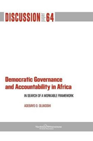 Cover of Democratic Governance and Accountability in Africa