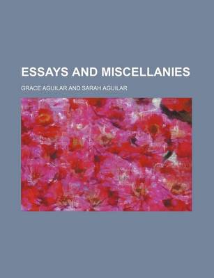 Book cover for Essays and Miscellanies